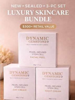 Luxury Skincare Set Day Night Cream Facial Peel NEW Sealed Bundle